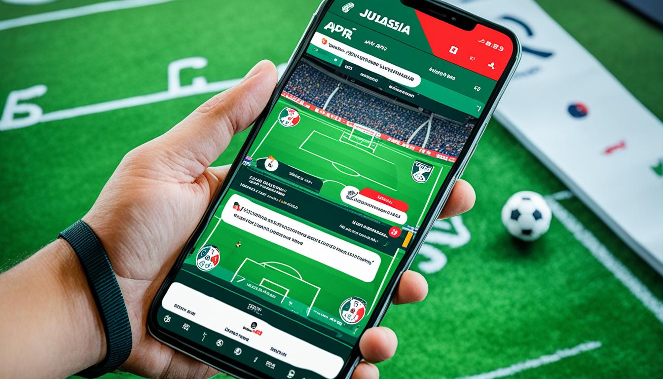 Aplikasi judi bola Indonesia mobile terfavorit