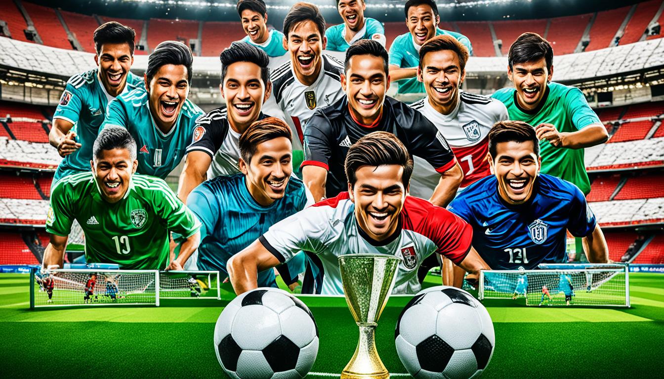 Komunitas pemain judi bola Indonesia online